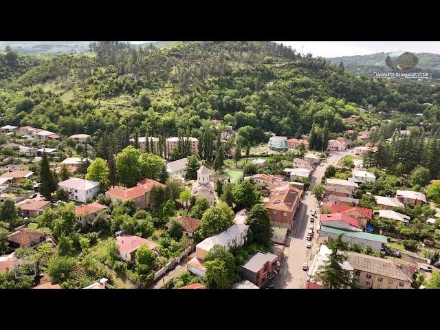  დაბა ხარაგაული, საკათედრო ტაძრის შემოგარენი. (დრონით გადაღებული კადრები 20.06.2024)