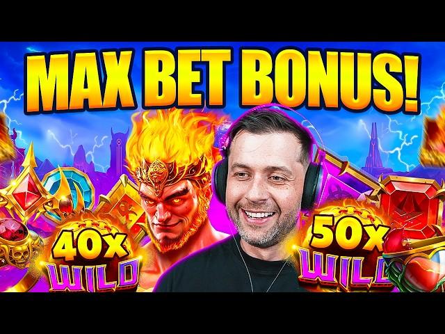 WE SPUN in a MAX BET BONUS on the *NEW* GATES OF HADES SLOT!! (Bonus Buys)