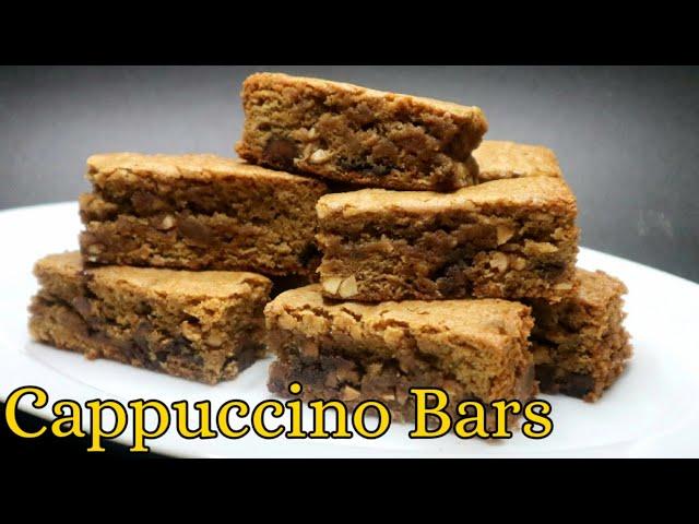 CAPPUCCINO BAR RECIPE | How To Make Cappuccino Bar Dessert