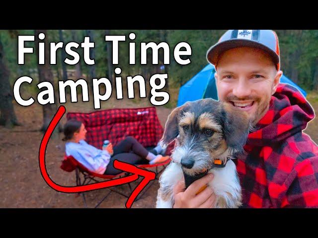 FUN or DISASTER? First Time Camping with PUPPY