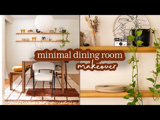 Mid Century Modern/Scandi Style Dining Room Makeover