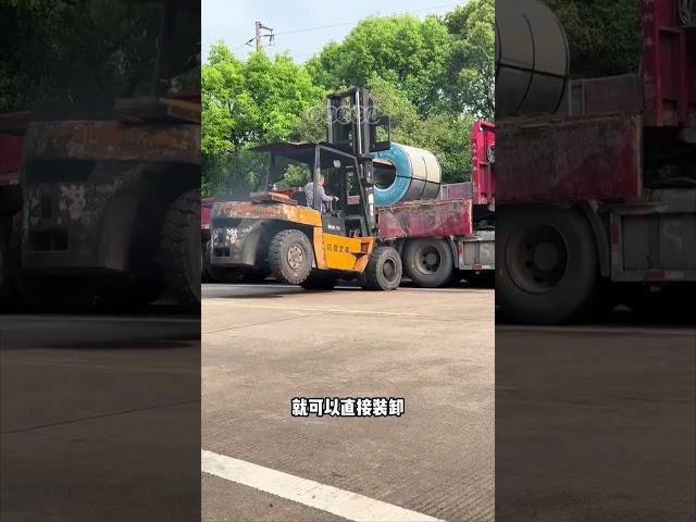 运输钢卷时为什么只能立着放 #科普 #知识 #冷知识