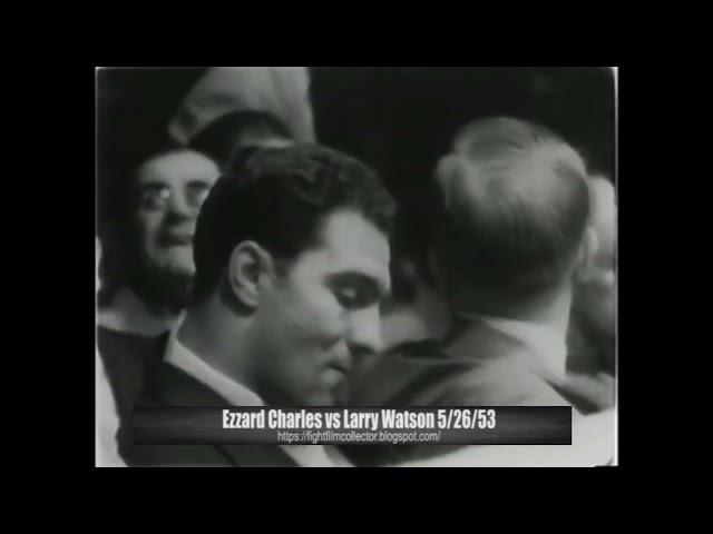 Ezzard Charles vs Larry Watson 5/26/53 w/Marciano