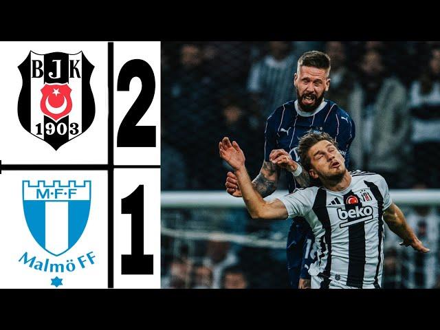 Beşiktaş vs Malmö (2-1) Match Summary | UEFA Europa League 2025 |