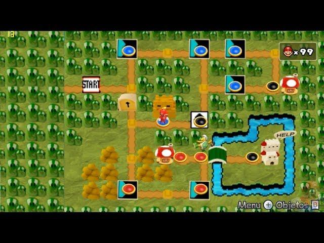 New Super Mario All Stars HD: Super Mario Bros 3 REMAKE 100% Mundo 1