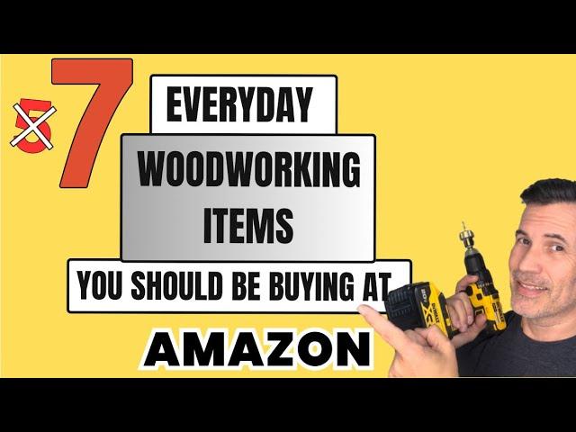 ️ 7 Essential Woodworking Tools to Buy on Amazon for Big Savings! ️