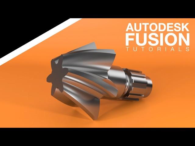 Autodesk Fusion 360 - Helical Gear - Intermediate/Advanced Tutorial (2024)