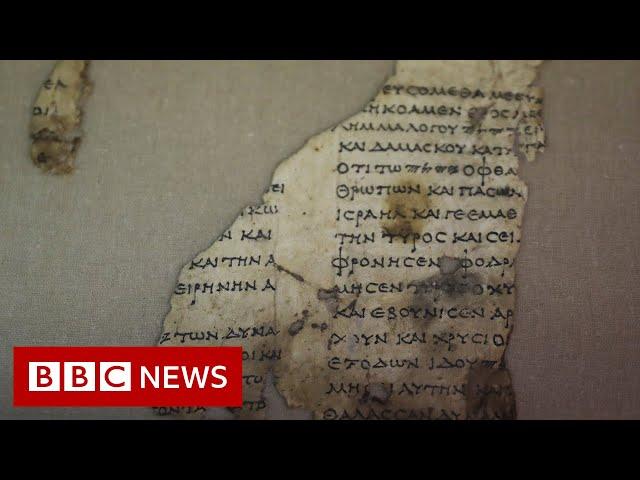 Rare ancient scroll found in Israel Cave of Horror - BBC News