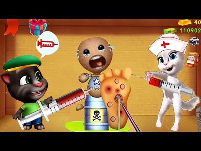 Tom Buddy vs Angela Talking Tom | Kick The Buddy