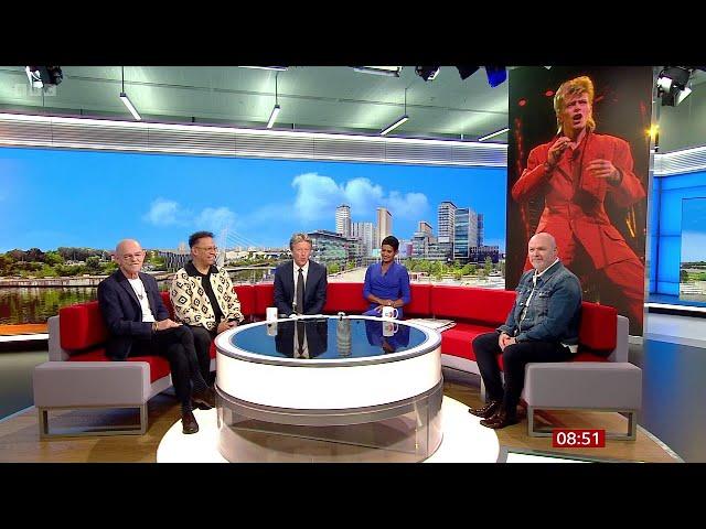 Alan Horne, Carlos Alomar, Woody Woodmansey (David Bowie Convention) On BBC Breakfast [26.07.2024]