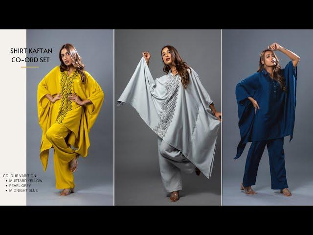 Sustainable Kaftan Dresses | Best Organic Fashion Brand | Sustainable Kaftan Collection by MAHOGI