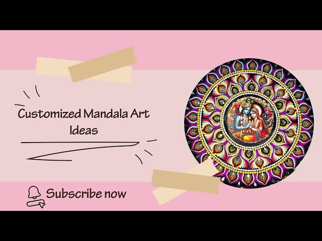 Wooden Wall Hanging Mandala Art | Canvas made of Wood Hand Painted| Home Decor Ideas