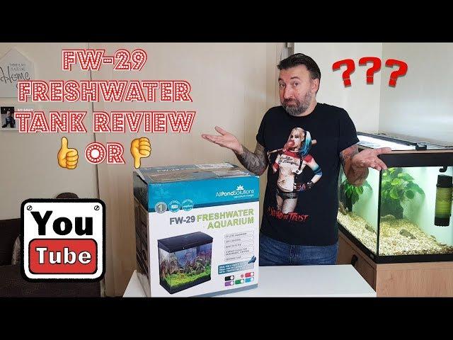 FW 29 freshwater tropical aquarium by all pond solutions review. Ideal starter or betta tank?