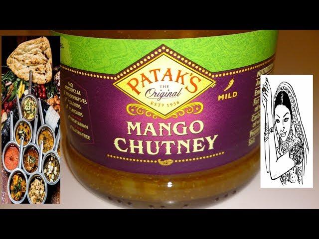 PATAKS MANGO CHUTNEY MILD AND SWEET TASTE TEST!