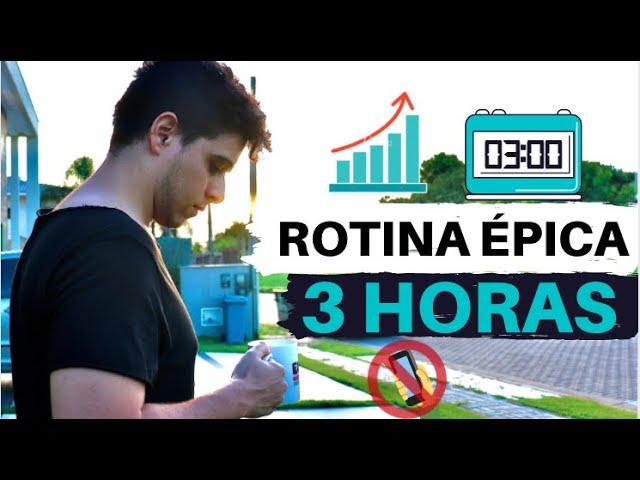 como EXTRAIR o MÁXIMO de 3 horas de ESTUDO PARA CONCURSOS PÚBLICOS