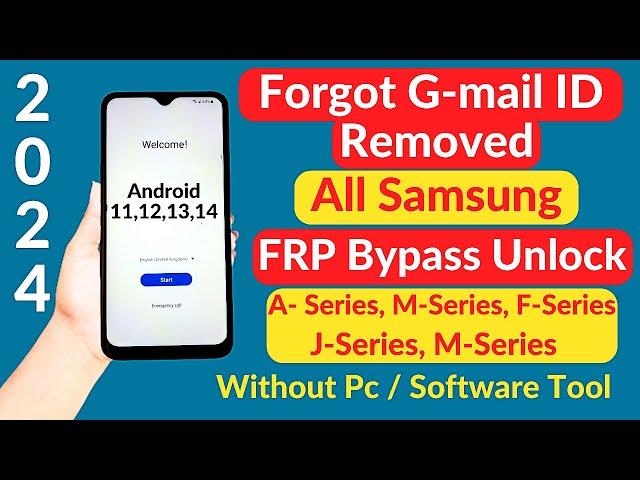 Finally New MethodAll Samsung FRP Bypass/Unlock 2024 All Android 12/13 | Google Account Remove 2024