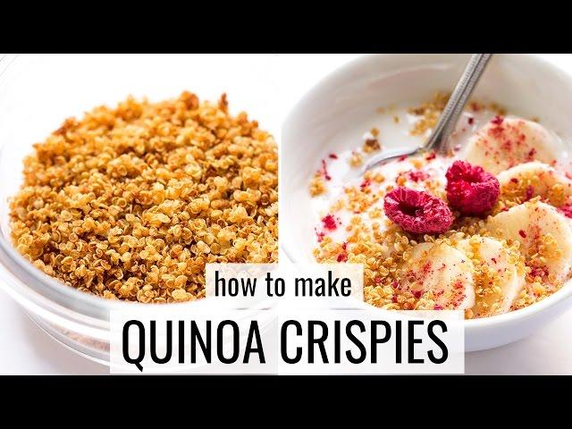 HOW TO MAKE QUINOA CRISPIES