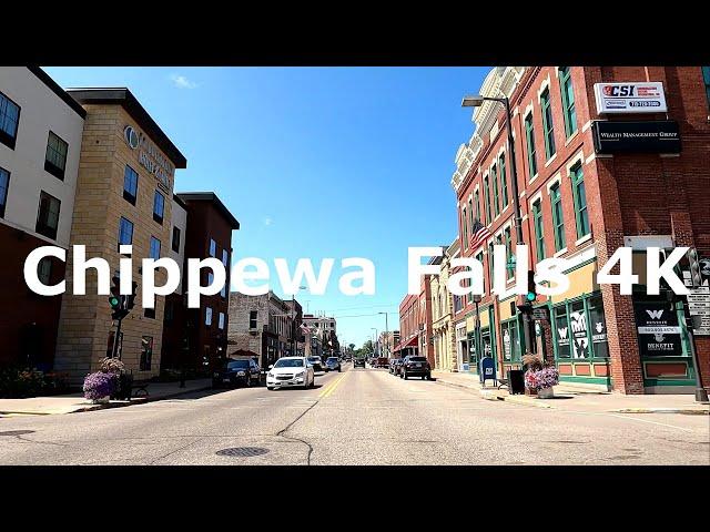 Chippewa Falls, Wisconsin  4K - Road Trip