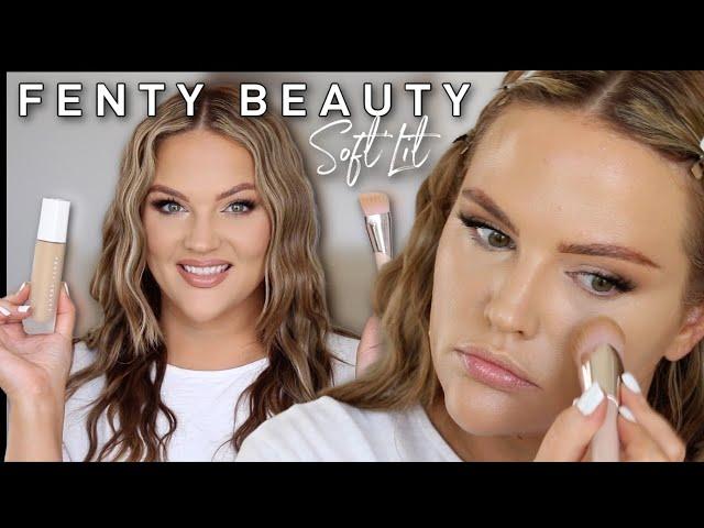 FENTY BEAUTY SOFT LIT NATURALLY LUMINOUS HYDRATING LONGWEAR FOUNDATION REVIEW + MULTI DAY WEAR TEST!