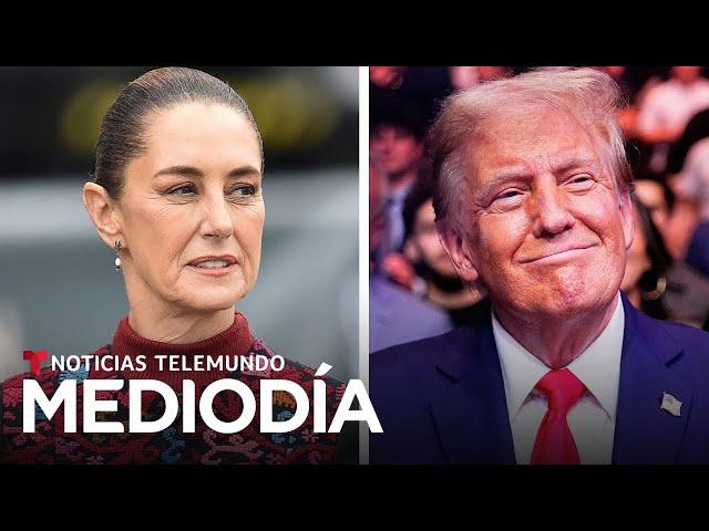 Trump asegura que llegó a un acuerdo con Sheinbaum. Ella dice que no es así | Noticias Telemundo