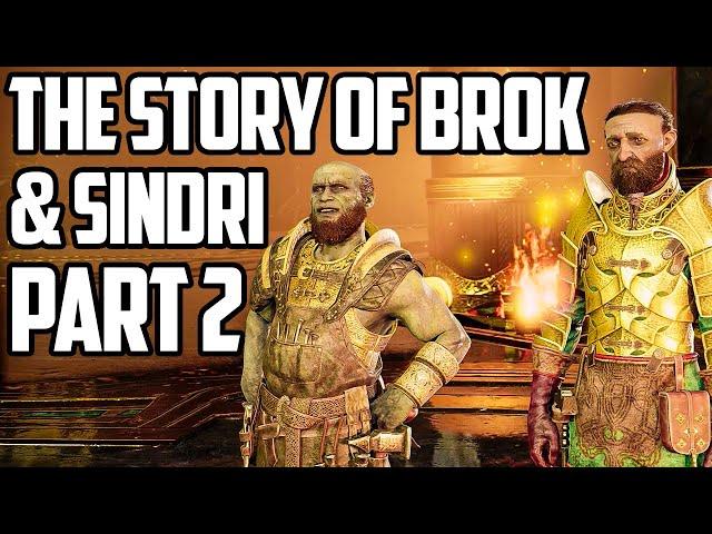 The story of Brok and Sindri Part 2 - God of War 4 | MystaGaming #Shorts