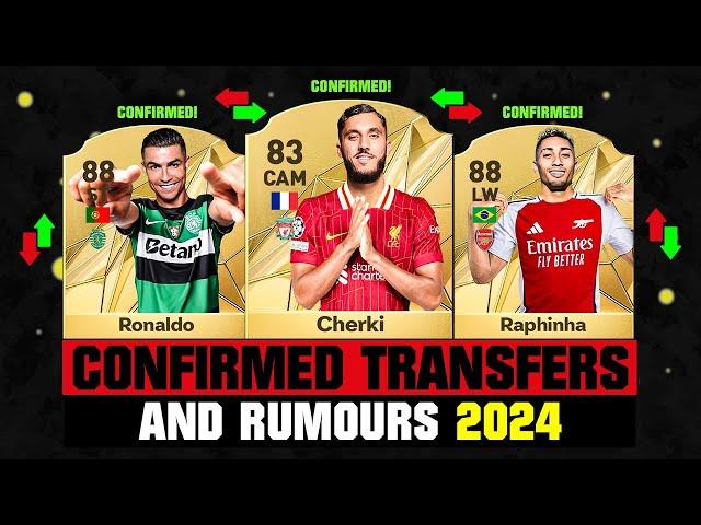 FIFA 25 | NEW CONFIRMED TRANSFERS & RUMOURS!  ft. Cherki, Ronaldo, Raphinha... etc