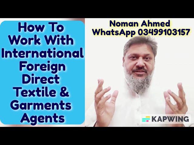 Export Agents Of Textiles & Garments - How To Work With Export Customers Vis Export Agents #textile