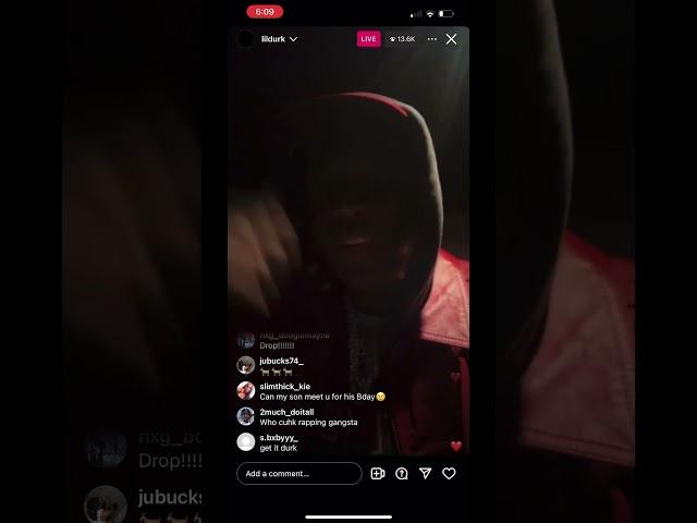 Lildurk drop something ain’t talking songs #live #drill #chicago #o #rapper