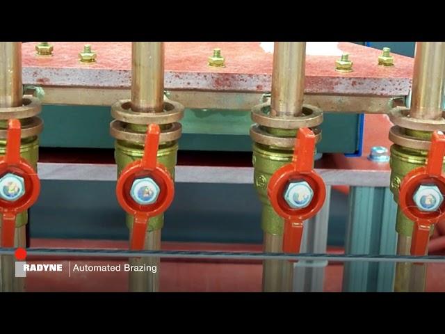 Radyne Automated "Lift and Rotate" Induction Brazing System