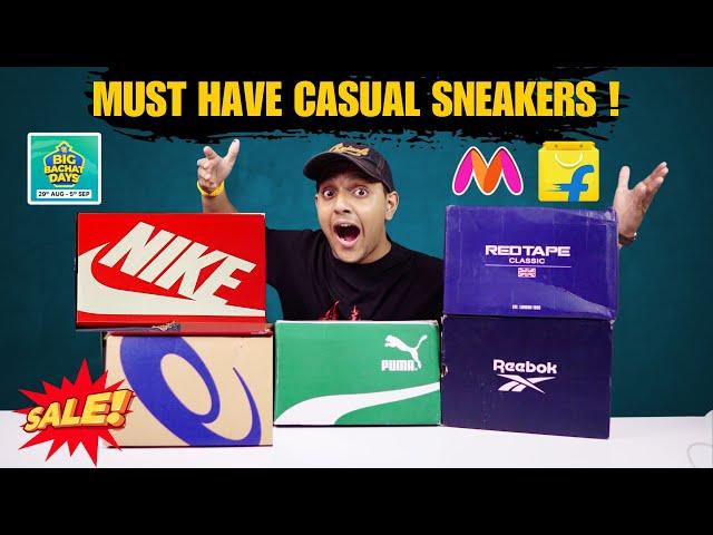 5 NEW CASUAL SNEAKERS UNBOXING & REVIEW 