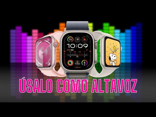 Cómo ESCUCHAR MÚSICA en el APPLE WATCH sin auriculares y sin iPhone 