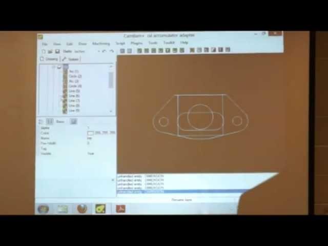 CAMBAM with Kirk Benson CAD CAM Cabin Fever 2013