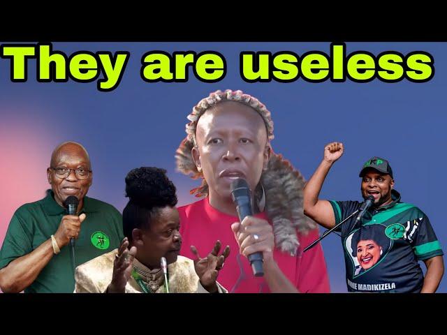 Julius Malema calls Jacob Zuma, Penny Penny and whole MK Party USELESS.