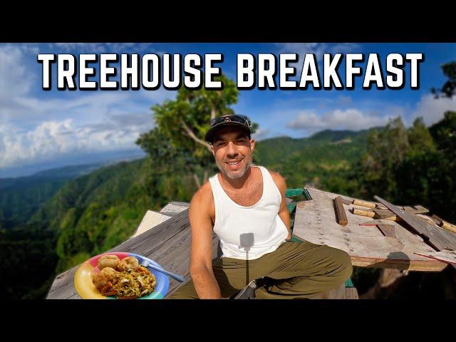 Treehouse Breakfast with the BEST View in Jamaica!