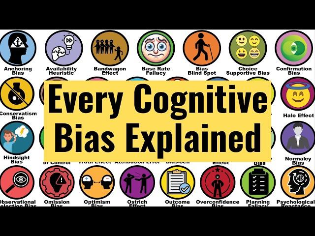 Every Cognitive Bias Explained in 10 Minutes