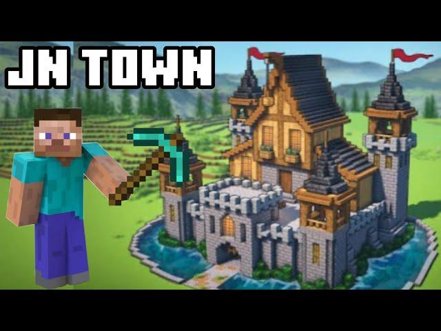 Building Castle In Minecraft | Tutorial for Castle | JN HH Gaming