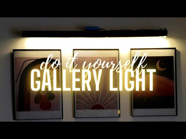 DIY Gallery Light | Budget Friendly