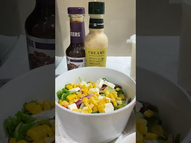 QUICK & easy sweetcorn salad  #shorts #cooking #viral