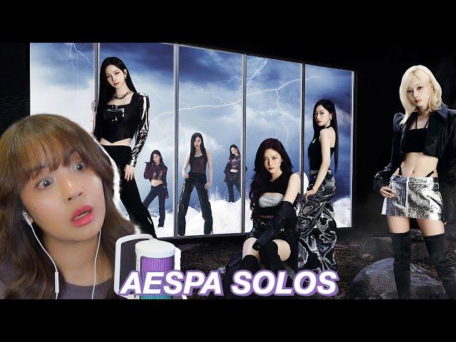 Retired Dancer's Reaction— AESPA Solos— "Up", "Bored!", "Spark", "Dopamine" Performances & Lyrics