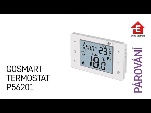 Párování: GoSmart termostat | EMOS P56201