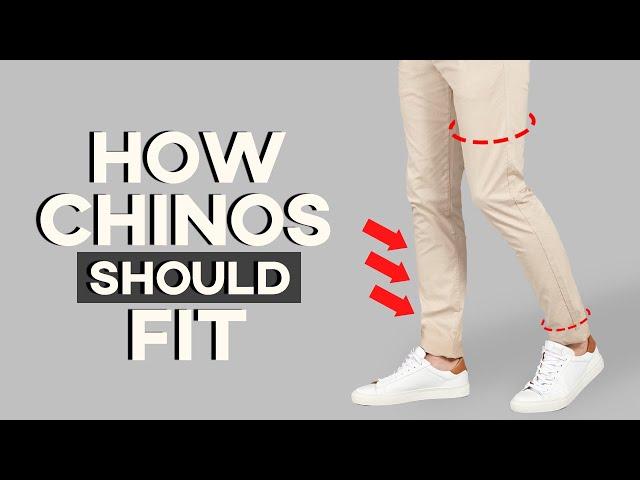 How Chinos SHOULD Properly Fit! | A SIMPLE GUIDE FOR THE MODERN FIT