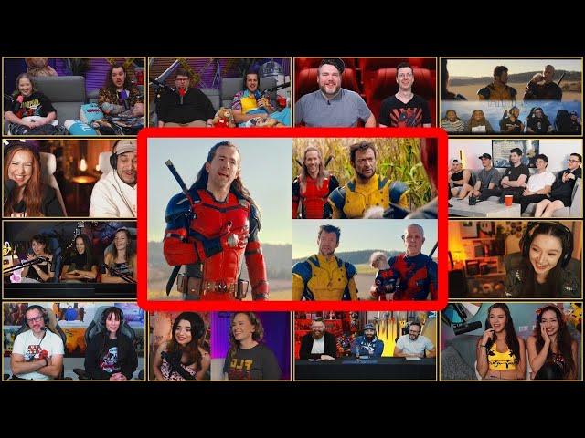 YouTubers React To Nicepool & Dogpool | Deadpool And Wolverine Movie Variants Reactions Compilation