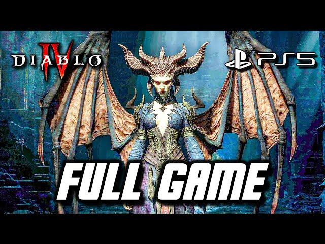 Diablo 4 Full Game Gameplay Walkthrough - No Commentary