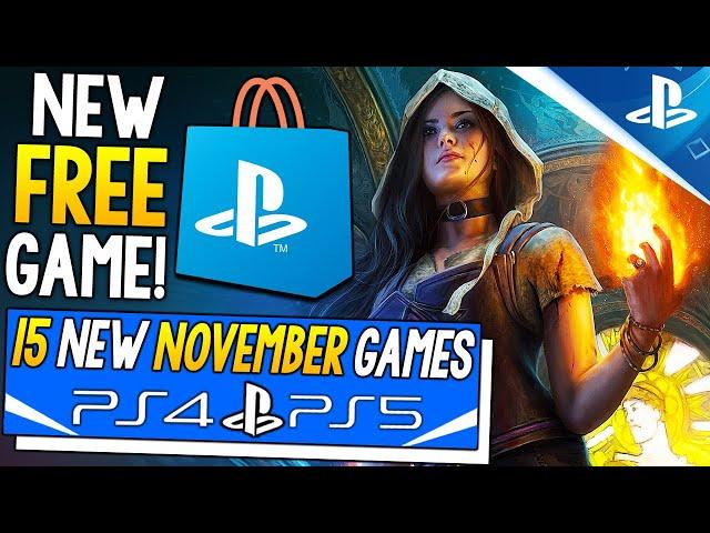 15 Upcoming NEW NOVEMBER 2024 PS5/PS4 Games - NEW FREE Game, New HORROR Game, New JRPG Remake + More