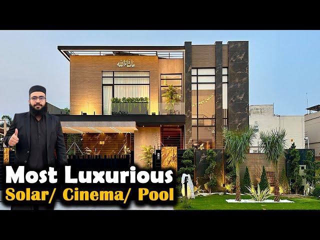 Fully Furnished 1 Kanal Full Basement House  , Pool, Cinema, 6 Beds In DHA-6 Lahore @AlAliGroup