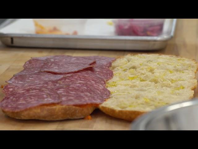 PRAGER BROTHERS SALAMI SANDWICH