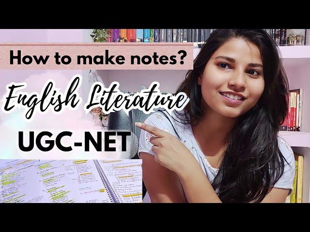 How to make notes?  UGC-NET ENGLISH LITERATURE #ugcnet #english