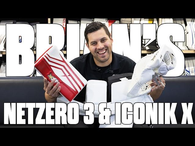 Brian's Junior Lines of Goalie Pads and Gloves  - Netzero 3 and Iconik X