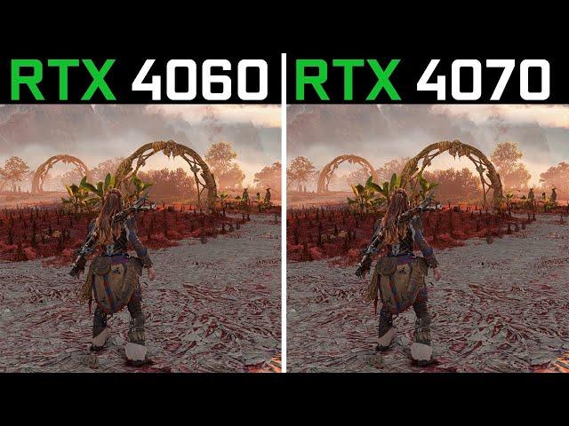 RTX 4060 vs RTX 4070 Test in 8 Games