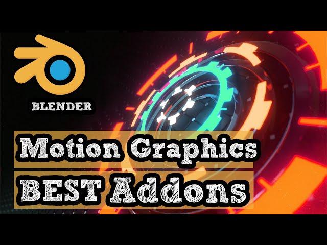 Blender Addons for Motion Graphics